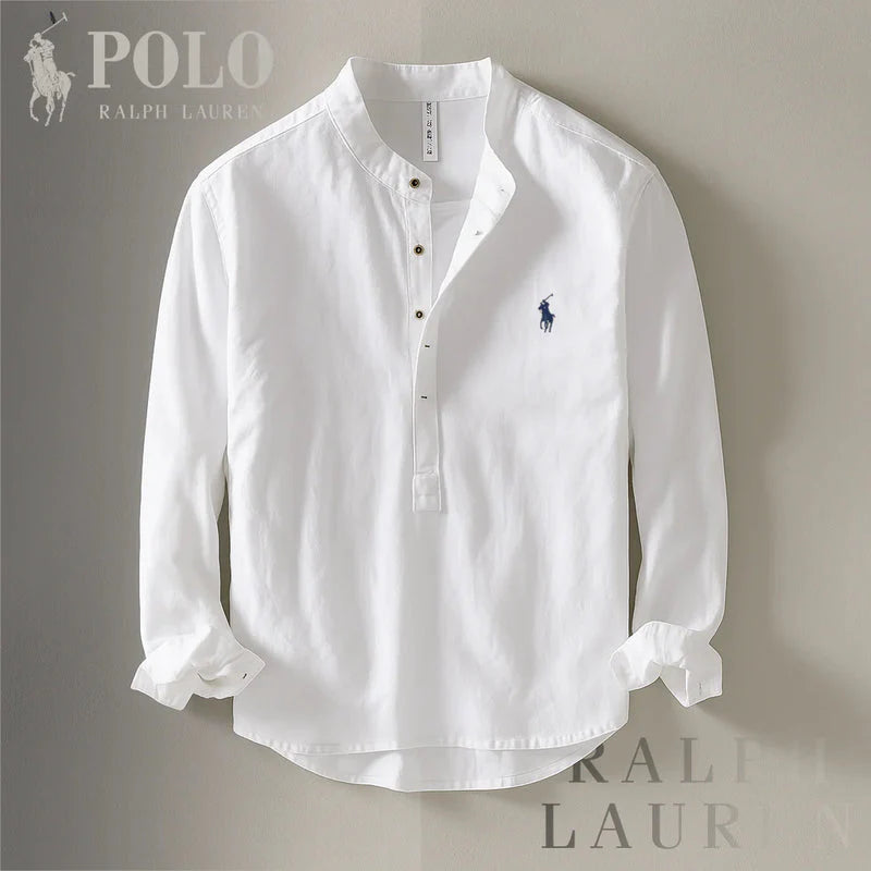 🔥Korean Stand-Up Collar Shirt: A Must-Have