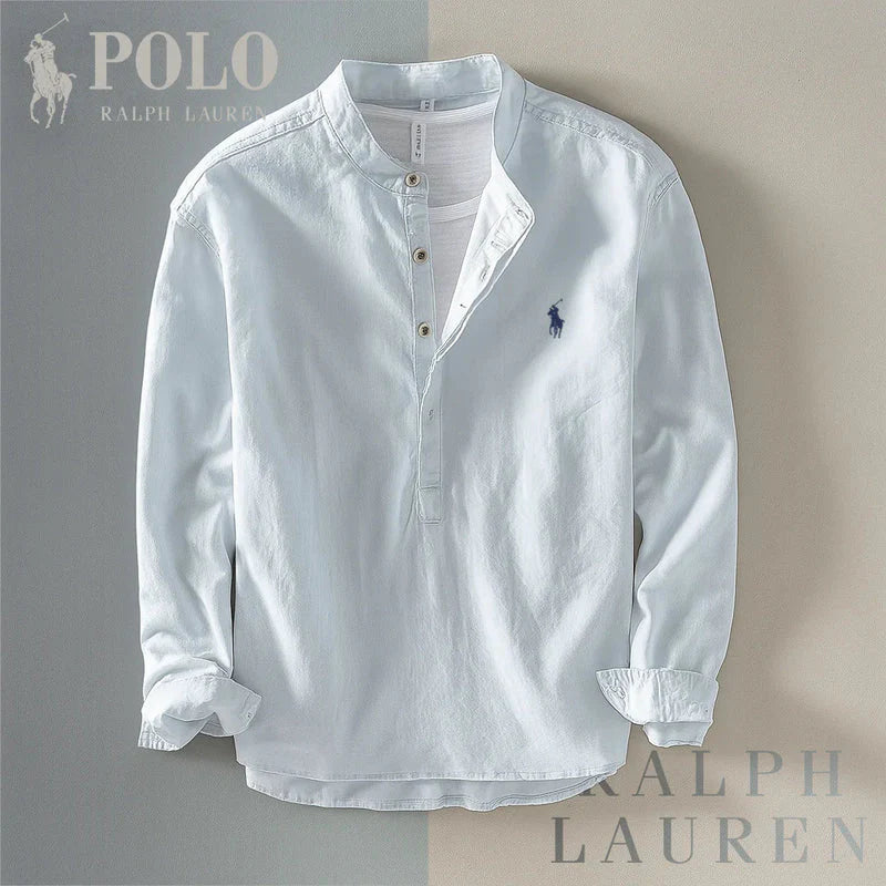 🔥Korean Stand-Up Collar Shirt: A Must-Have