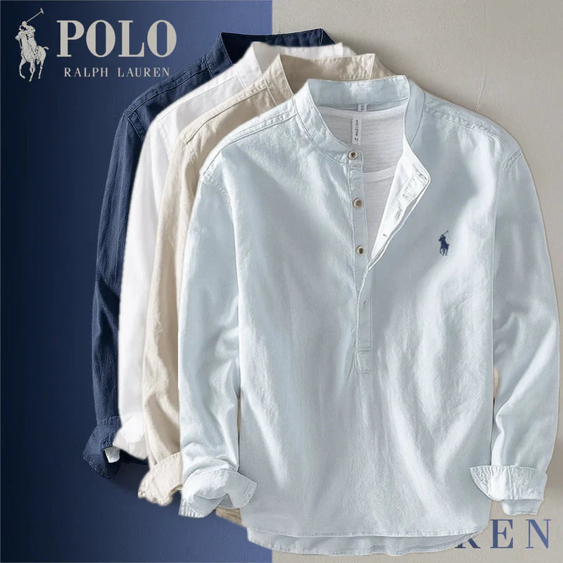 🔥Korean Stand-Up Collar Shirt: A Must-Have
