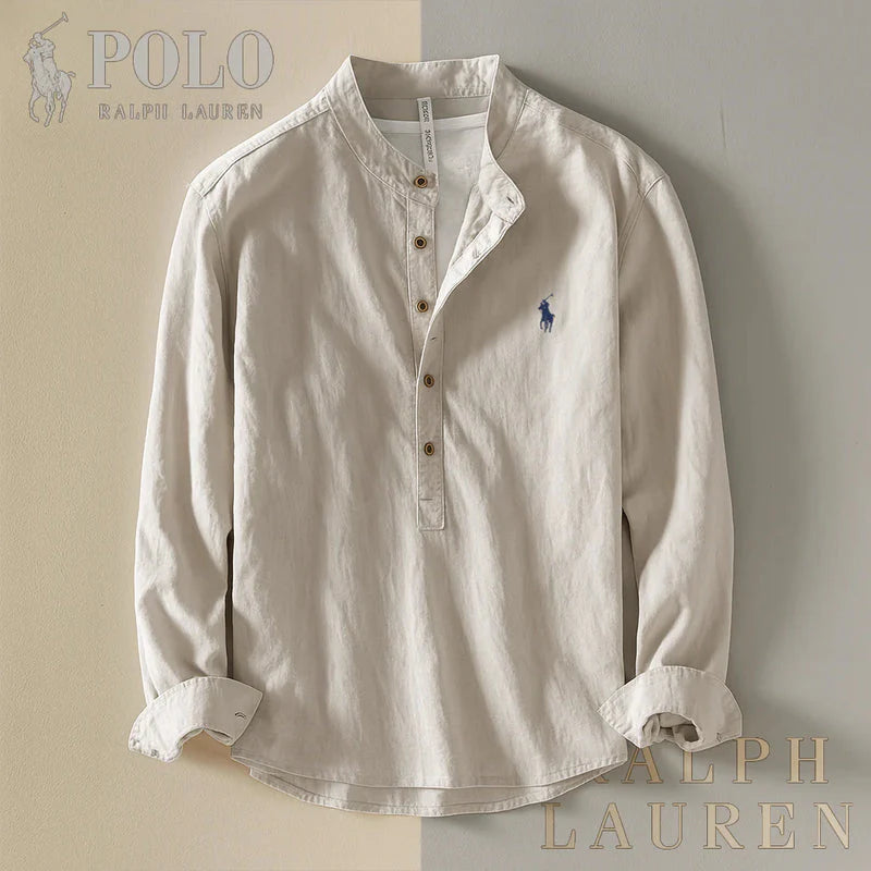 🔥Korean Stand-Up Collar Shirt: A Must-Have