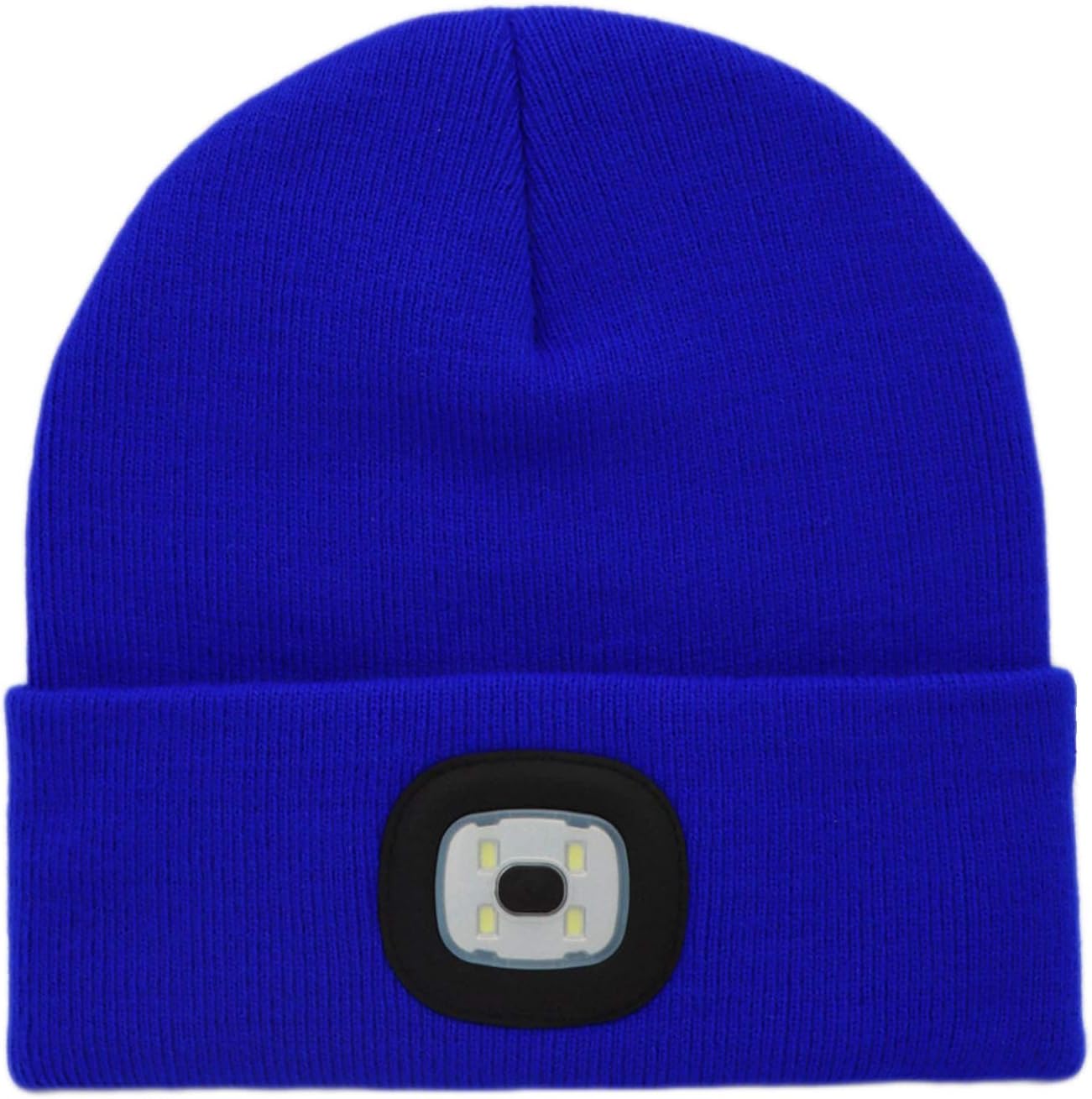 CENSGO Unisex Hat with Light, USB Rechargeable LED Headlamp Beanie, Gifts for Dad Father Men Husband Warm Knitted Cap