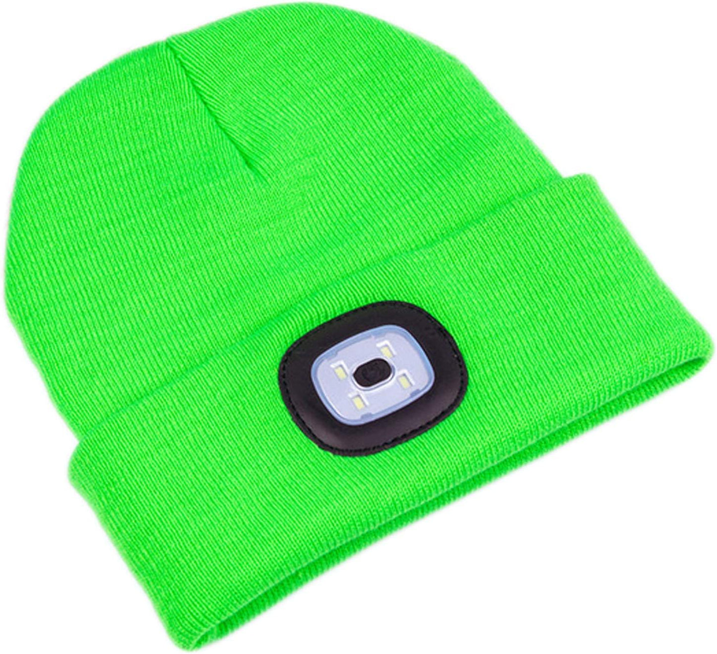 CENSGO Unisex Hat with Light, USB Rechargeable LED Headlamp Beanie, Gifts for Dad Father Men Husband Warm Knitted Cap