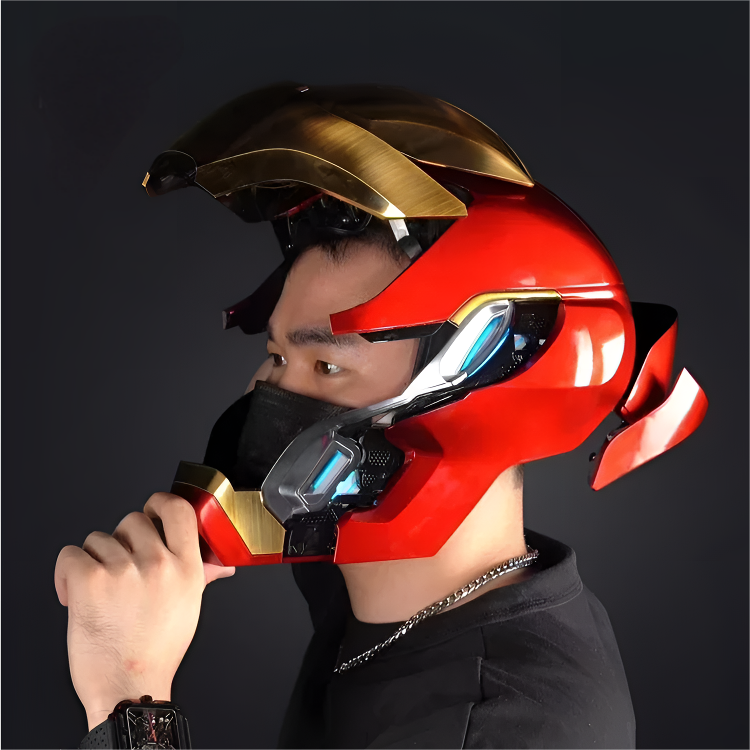 🛒[Premium Edition]Iron Man Helmet MK50 – 1:1 Wearable, Voice & Touch & Remote Control