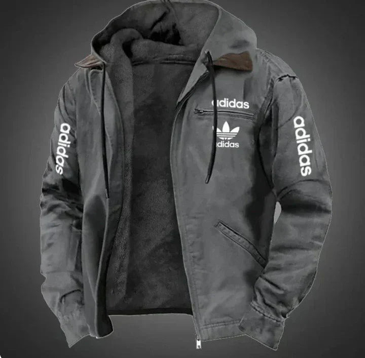 🎁Autumn Sale! Men's Fleece Hooded Jacket 2025
