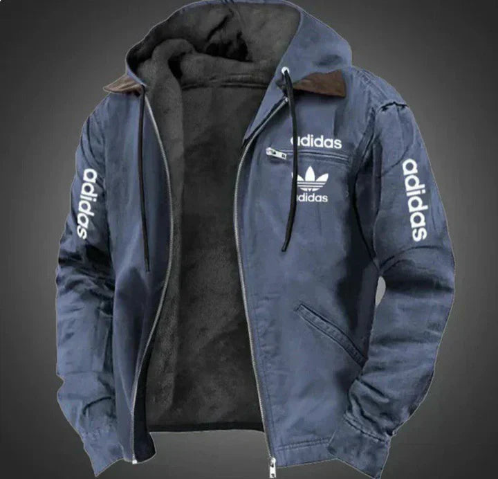 🎁Autumn Sale! Men's Fleece Hooded Jacket 2025