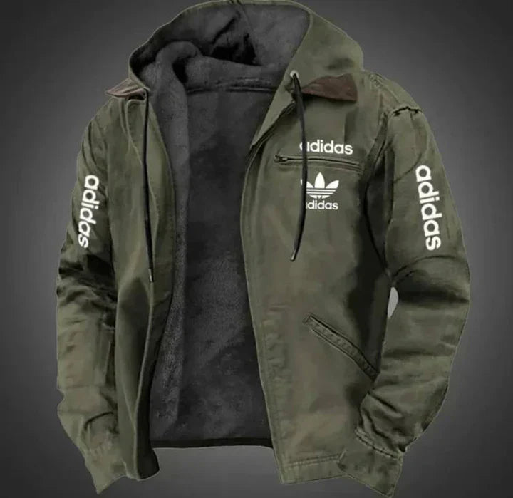 🎁Autumn Sale! Men's Fleece Hooded Jacket 2025